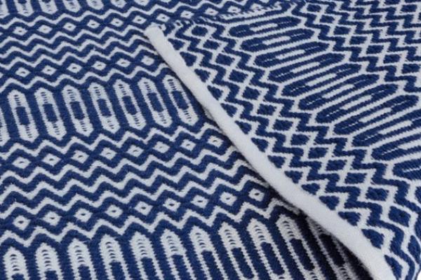 Asiatic Halsey Blue Geometric
